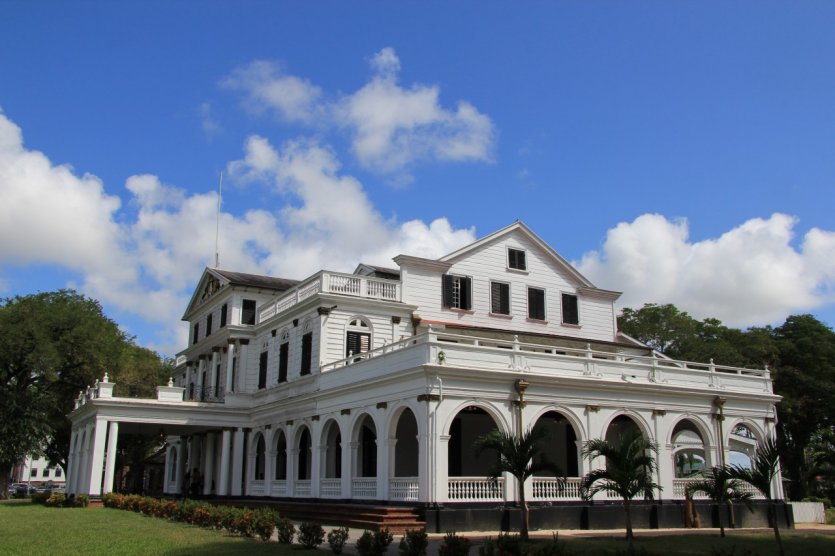 Palais présidentiel du Suriname.