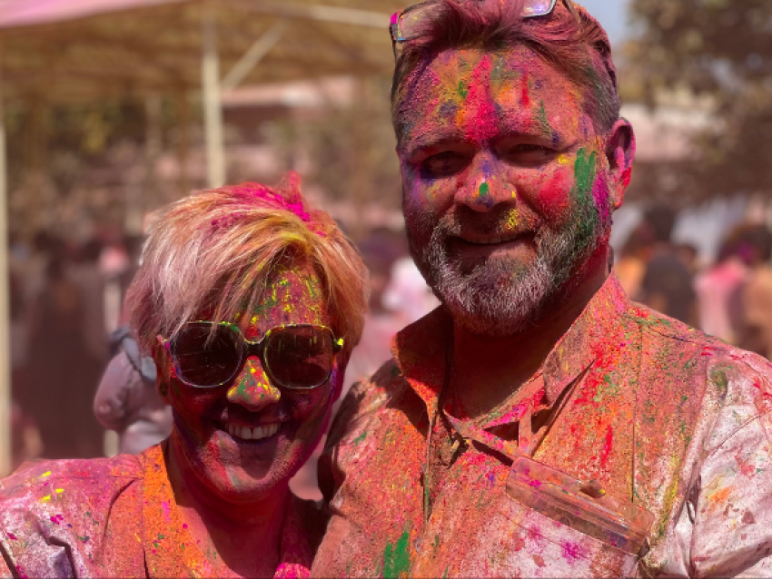 La fiesta de los colores en la India
