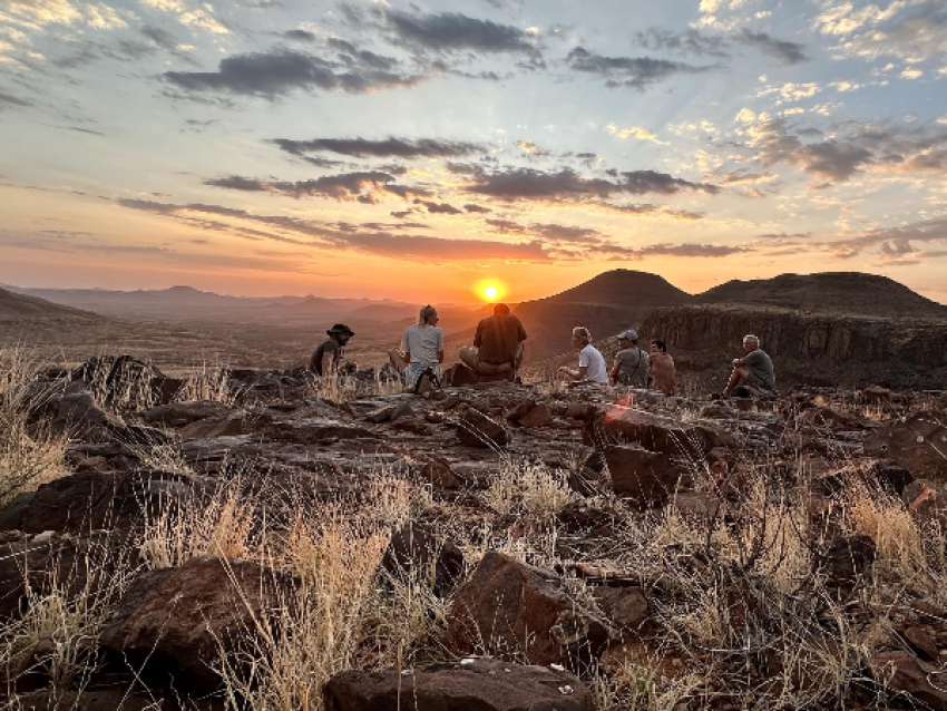 Vista de la concesión de Palmwag