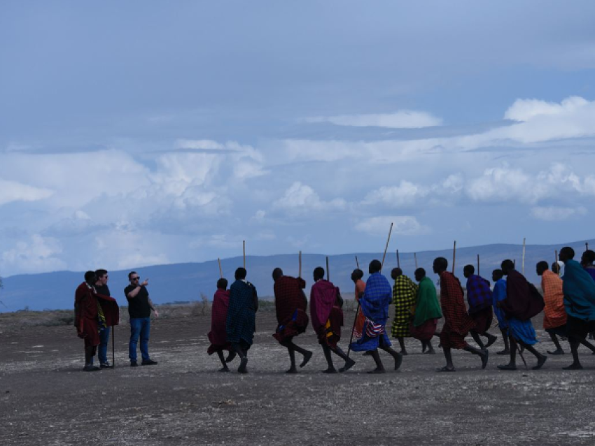 Bailarines maasai