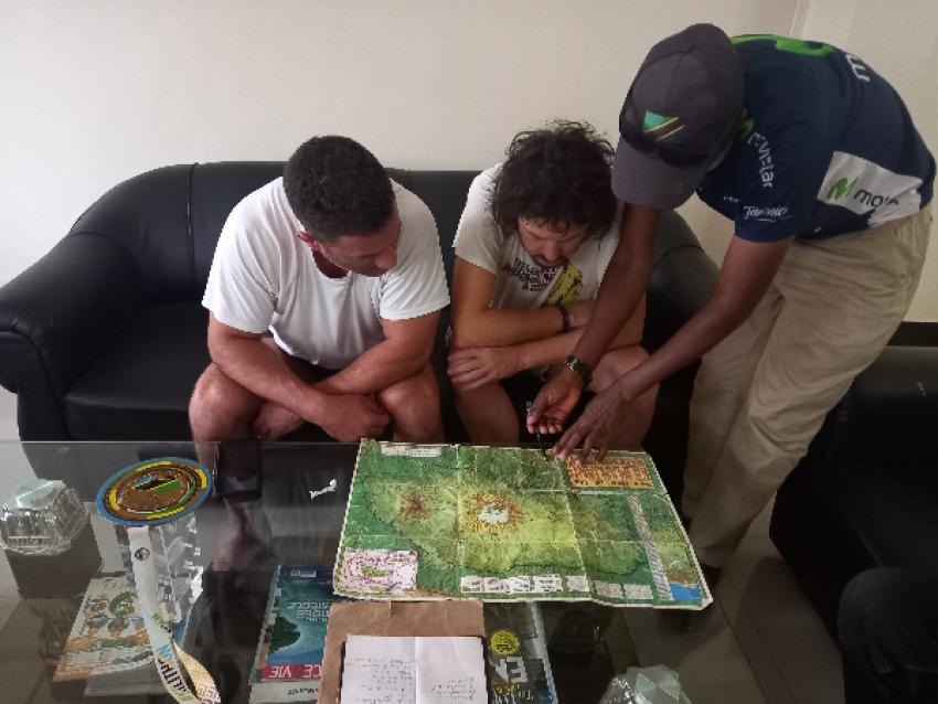 MAPA DEL KILIMANJARO