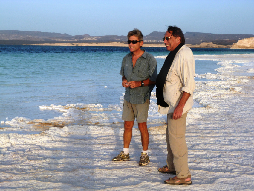 En los témpanos de sal del lago Assal